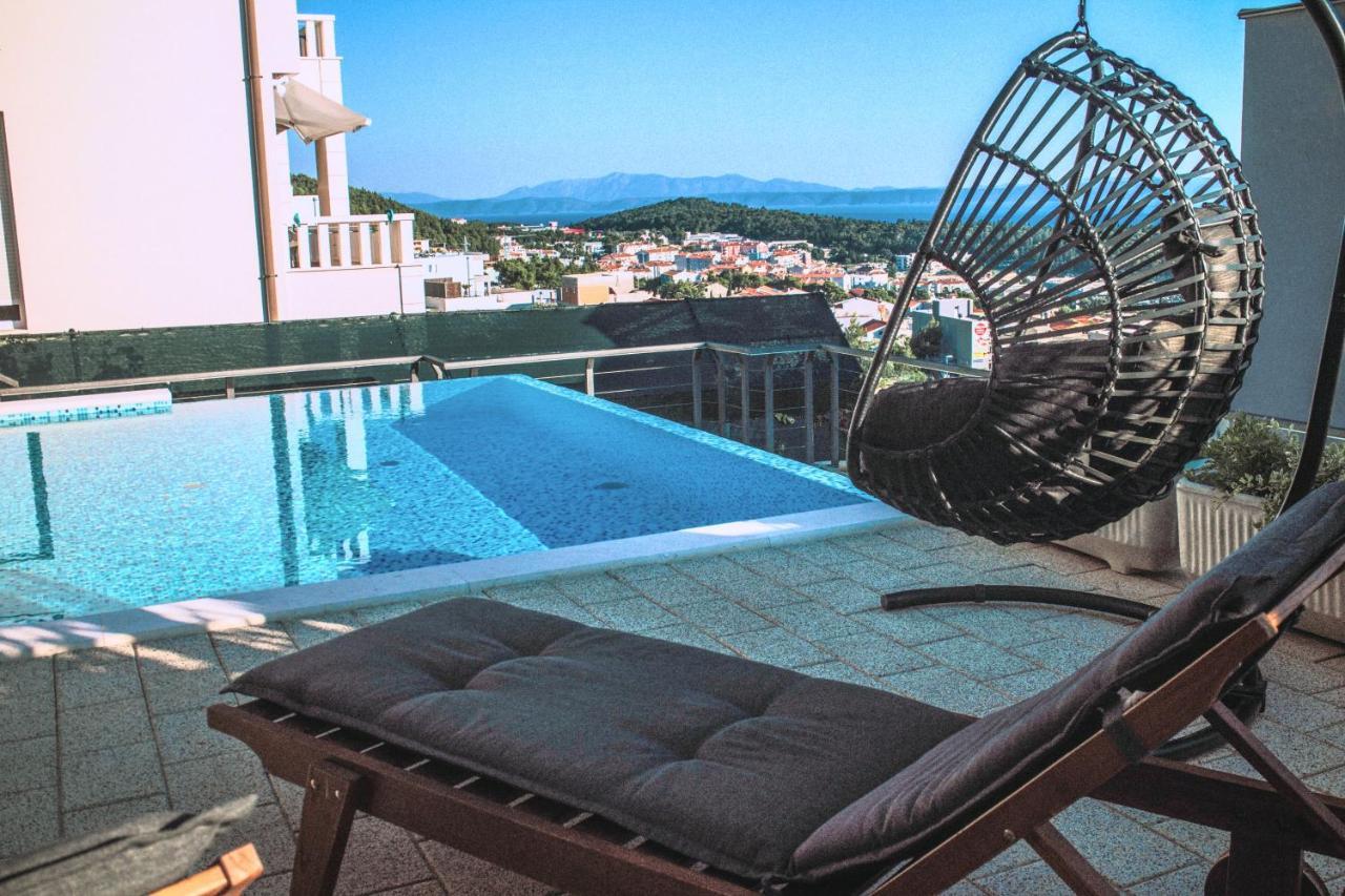 Apartment With Private Pool "Patricia" Makarska Eksteriør bilde